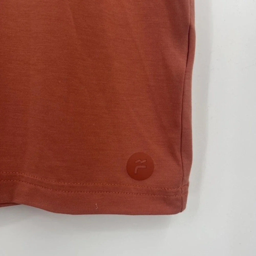 Free Fly Bamboo‎ Mens XXXL Short Sleeve T-Shirt Terracotta Rust Activewear